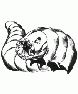 A Gloam Grub. This creature is capable of creating exceptionally strong silk as well as manifesting itself as various forms of Nightmares under the right circumstances.